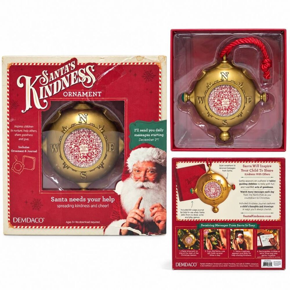 DEMDACO Santa’s Kindness Ornament & Journal